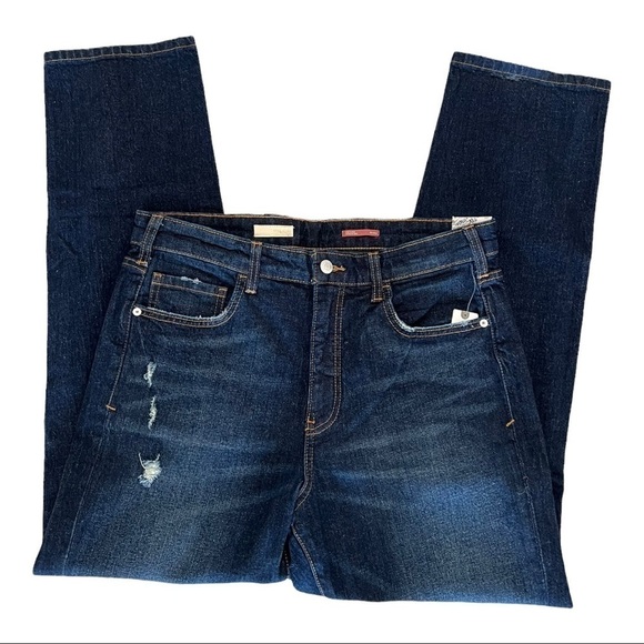 ANTHROPOLOGIE Pilcro The Borrowed Boyfriend Relaxed Tapered Leg Jean Size 29T - Picture 3 of 9